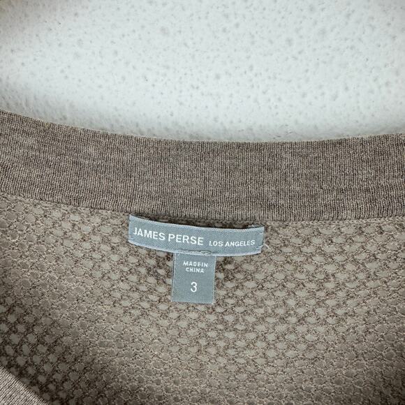 James Perse Mesh Knit Wool Cashmere Sweater - Picture 2 of 8